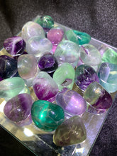 Load image into Gallery viewer, Rainbow Fluorite Tumbled