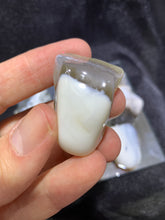 Load image into Gallery viewer, White Opal on Chalcedony Tumbled