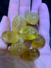 Load image into Gallery viewer, Yellow Fluorite Tumbled