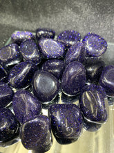 Load image into Gallery viewer, Blue Goldstone Tumbled