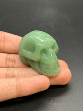 Load image into Gallery viewer, Green Aventurine Skull