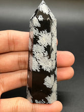 Load image into Gallery viewer, Snowflake Obsidian Point