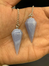Load image into Gallery viewer, Blue Lace Agate Pendulum
