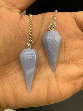Load image into Gallery viewer, Blue Lace Agate Pendulum