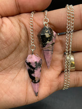 Load image into Gallery viewer, Rhodonite Pendulum
