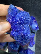 Load image into Gallery viewer, Amethyst Cluster Blue (Dyed)
