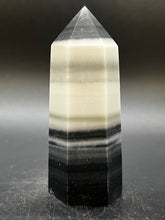 Load image into Gallery viewer, Black Phantom Calcite Points