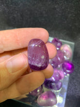 Load image into Gallery viewer, Purple Fluorite Tumbled
