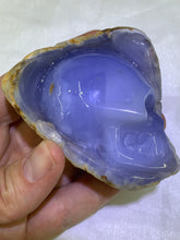 Load image into Gallery viewer, Blue Chalcedony Skull