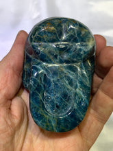 Load image into Gallery viewer, Blue Apatite Skull