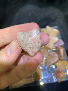 Pink Moss Tumbled - 4 Stones