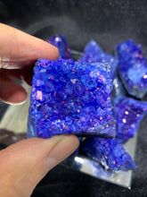 Load image into Gallery viewer, Amethyst Cluster Blue (Dyed)