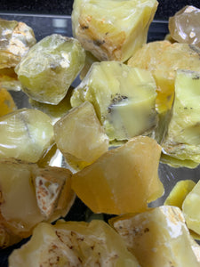 Yellow Opal Rough - 3 Stones