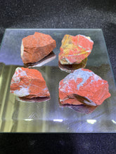 Load image into Gallery viewer, Red Jasper Raw - 4 Stones