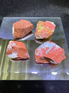 Red Jasper Raw - 4 Stones