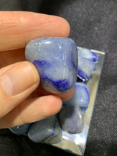 Load image into Gallery viewer, Blue Quartz Tumbled - 4 Stones