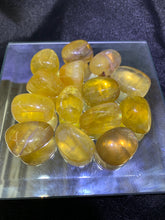 Load image into Gallery viewer, Yellow Fluorite Tumbled