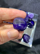 Load image into Gallery viewer, Agate Purple (Dyed) Tumbled - 4 Stones