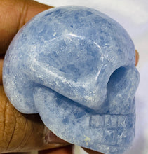 Load image into Gallery viewer, Blue Calcite Skull