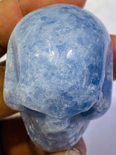 Load image into Gallery viewer, Blue Calcite Skull
