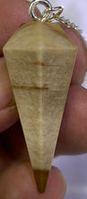 Load image into Gallery viewer, Petrified Wood Pendulum