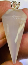 Load image into Gallery viewer, Cherry Blossom Agate Pendulum