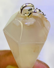 Load image into Gallery viewer, Cherry Blossom Agate Pendulum