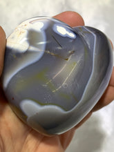 Load image into Gallery viewer, White Dragon Agate Heart