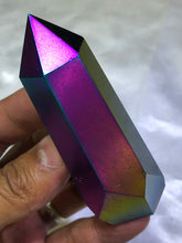 Load image into Gallery viewer, Rainbow Aura Crystal Point