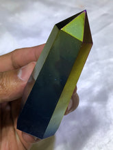 Load image into Gallery viewer, Rainbow Aura Crystal Point