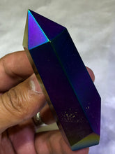 Load image into Gallery viewer, Rainbow Aura Crystal Point