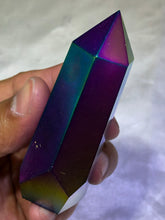Load image into Gallery viewer, Rainbow Aura Crystal Point
