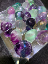 Load image into Gallery viewer, Rainbow Fluorite Tumbled