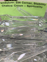Load image into Gallery viewer, Clear Feng Shui Pendulum