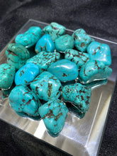 Load image into Gallery viewer, Magnesite Tumbled Cyan (Dyed)