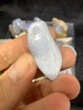 Load image into Gallery viewer, Blue Chalcedony Tumbled - 4 Stones
