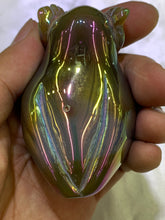 Load image into Gallery viewer, Rainbow Chalcedony Druzy Owl