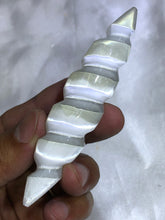 Load image into Gallery viewer, Double Terminated Twisted Selenite Wand