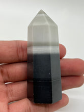 Load image into Gallery viewer, Black Phantom Calcite Points