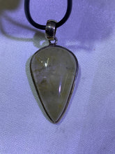 Load image into Gallery viewer, Rutilated Quartz Pendant - Sterling Silver Frame
