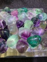 Load image into Gallery viewer, Rainbow Fluorite Tumbled