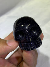 Load image into Gallery viewer, Blue Goldstone Skull