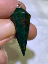 Load image into Gallery viewer, Bloodstone Pendulum (6 Sides)
