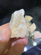 Load image into Gallery viewer, Peach Moonstone Raw - 4 Stones