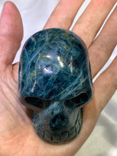 Load image into Gallery viewer, Blue Apatite Skull