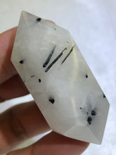 Load image into Gallery viewer, Double Terminated Tourmalinated Quartz Point