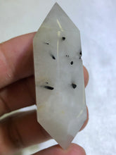 Load image into Gallery viewer, Double Terminated Tourmalinated Quartz Point