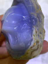 Load image into Gallery viewer, Blue Chalcedony Skull