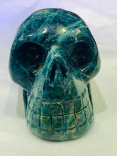 Load image into Gallery viewer, Blue Apatite Skull