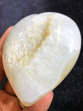 Load image into Gallery viewer, Chalcedony Geode Heart